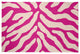 Animal Stripe Spring Chenille Rug, Orchid, 4'x6'