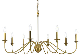 Living District Rohan 42" Chandelier in Satin Gold