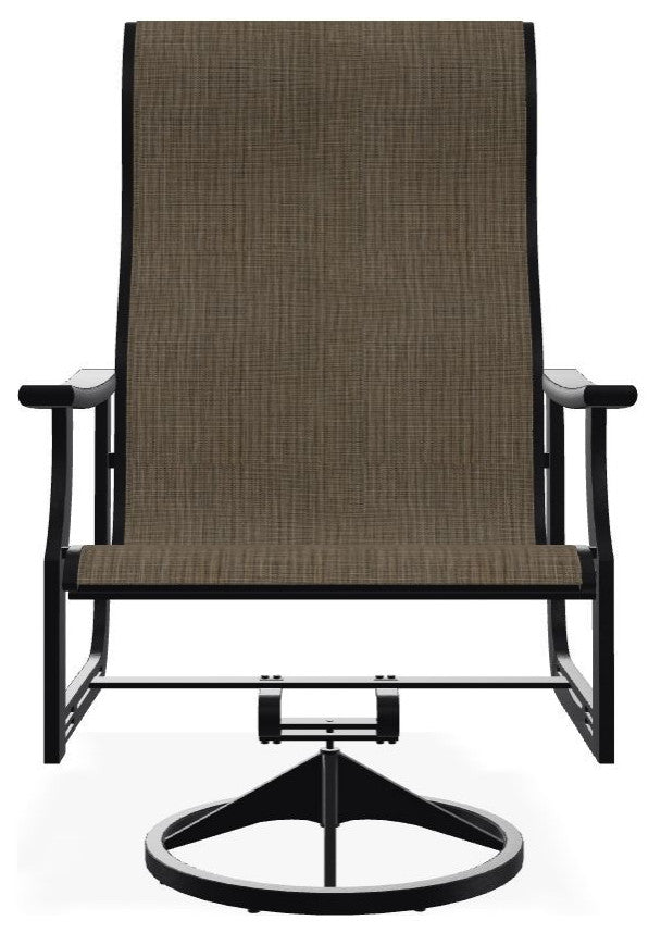St. Catherine Sling Outdoor Supreme Swivel Rocker, Kora/Black