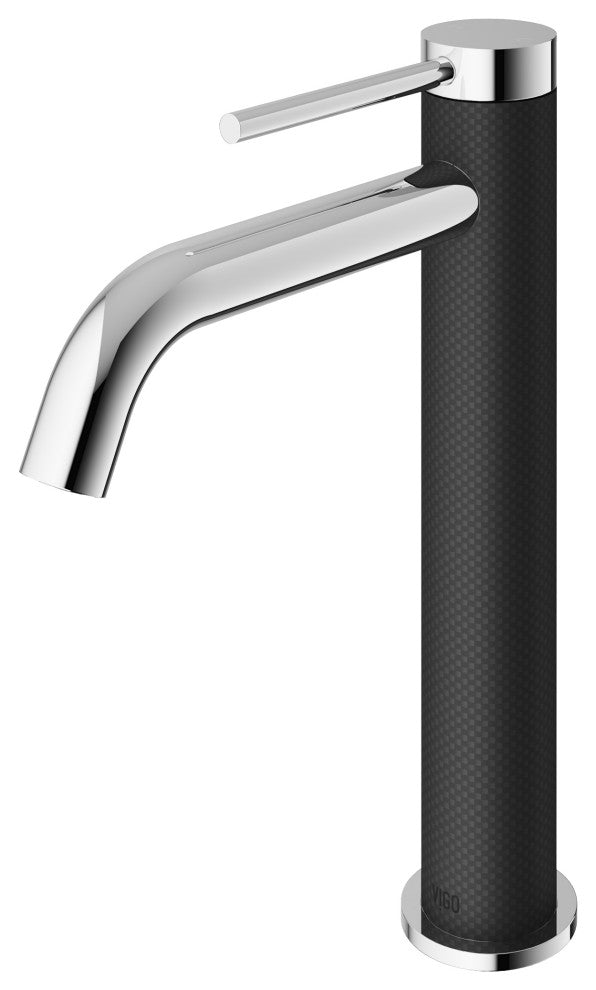 VIGO Lexington 10" H Single Handle Single Hole Bathroom Vessel Faucet, Chrome
