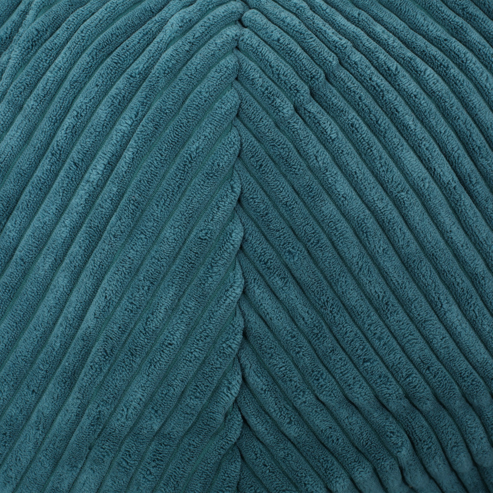 Spring 3 Foot Corduroy Beanbag, Dark Teal