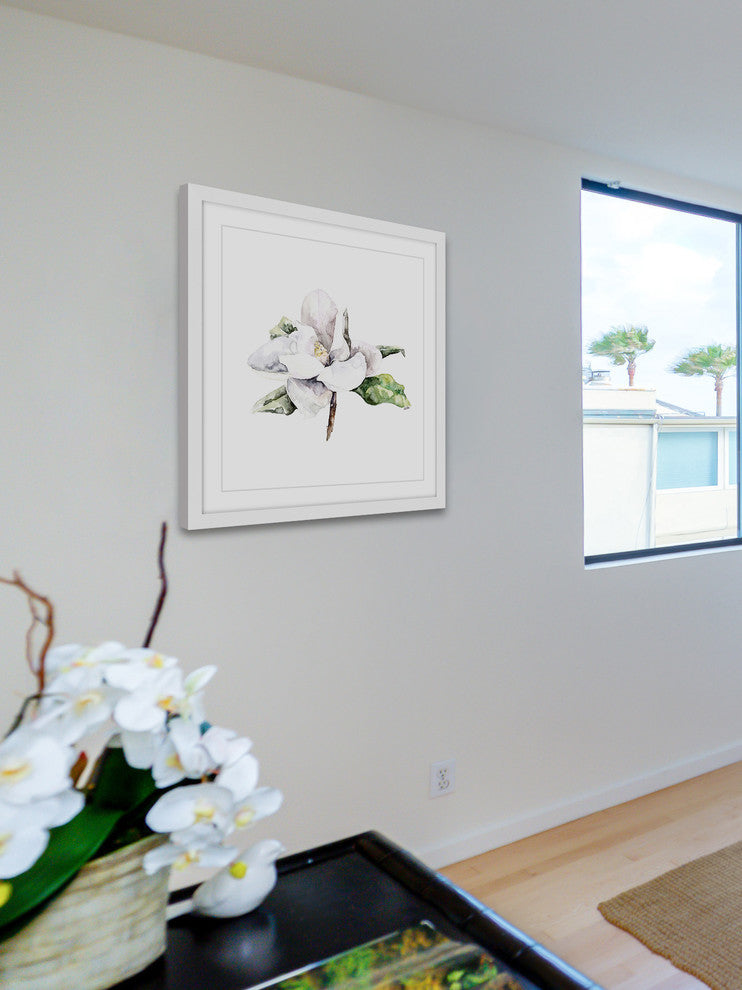 "Magnolia 4" Framed Print by Rachel Byler