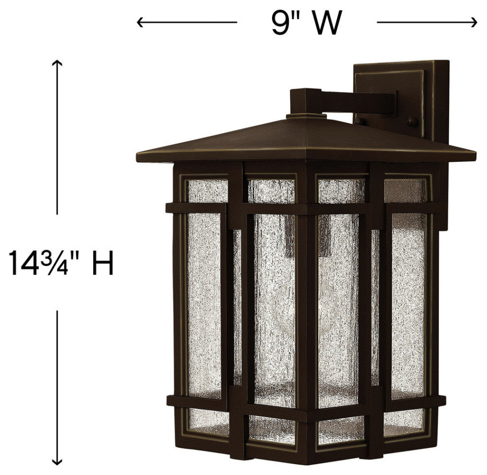Hinkley Lighting 1964 Tucker 1 Light 14" Tall Lantern Wall Sconce - Museum