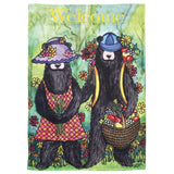 Flg Dapp Welcome Black, Bear Poly/Prt, Large