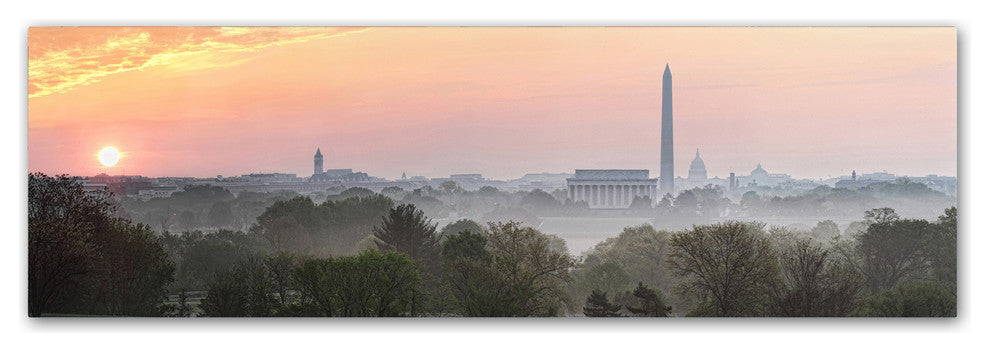 'Morning Fog Over Potomac' Canvas Art by Gregory O'Hanlon