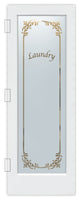 Laundry Door - Lenora - Primed - 30" x 96" - Book/Slab Door