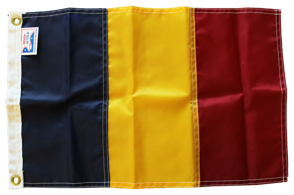 Chad, 12"x18" Nylon Flag