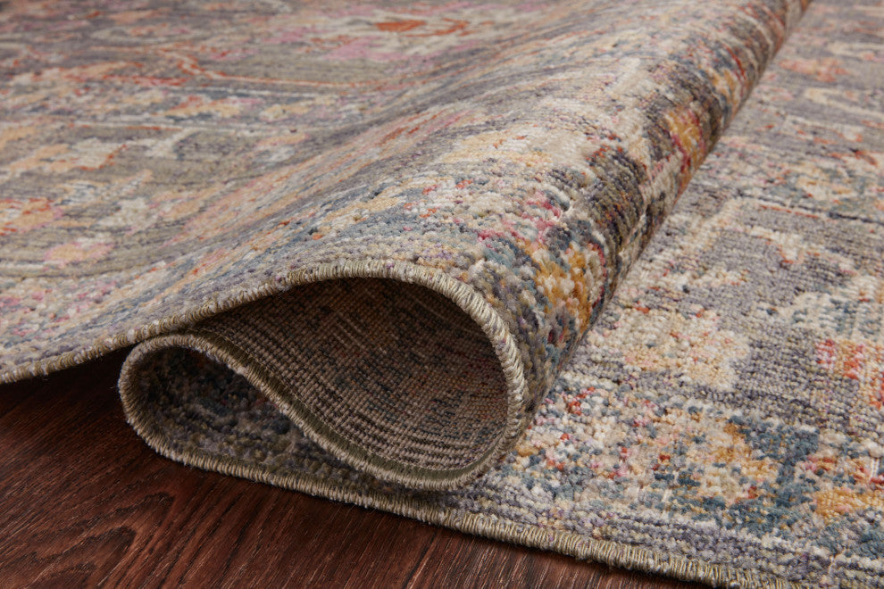 Chris Loves Julia x Loloi Rosemarie Area Rug, Stone/Multi, 2'-7" X 4'