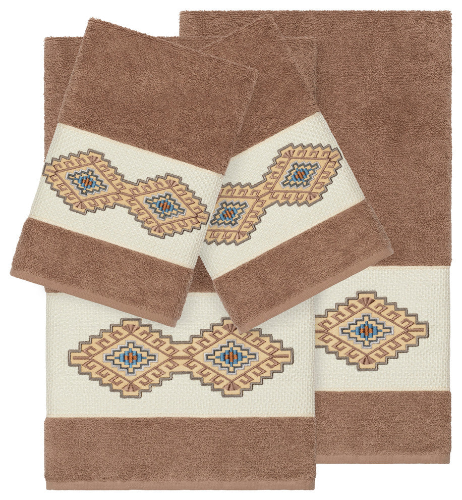 Gianna 4 Piece Embellished Towel Set