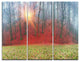 "Spring Flowers With Snowdrops" Photo Canvas Print, 3 Panels, 36"x28"