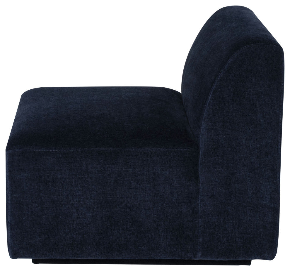 Lilou Twilight Fabric  Modular Sofa Armless