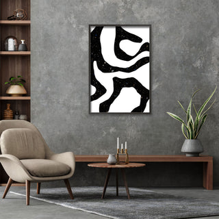 Black Gems Framed Print Wall Art by Uplusmestudio, 24"x36", Framed