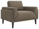Rilynn Upholstered Track Arm Accent Chair Brown