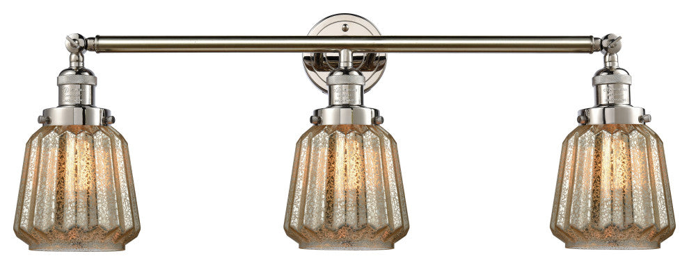 Innovations Lighting 205-Pn-G146-Led 3 Light Dimmable Led Bathroom Fixture