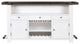 Harrison Distressed White Bar - Brown,White