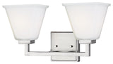 Ellis Harper 2-Light Bath, Brushed Nickel