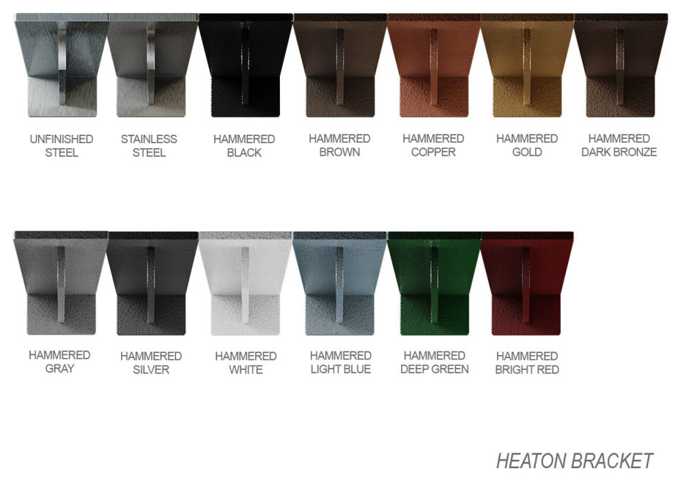 Heaton Hidden Support Steel Bracket w/ 6" Support Depth