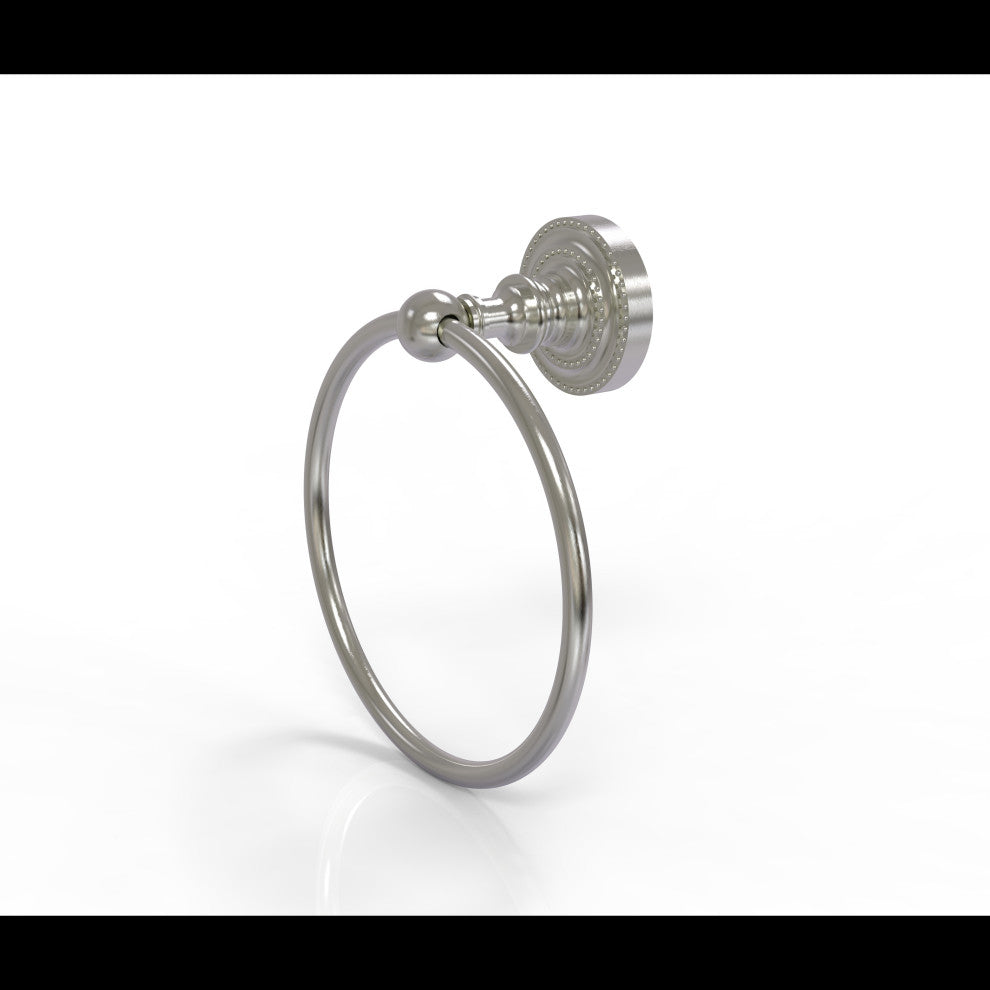 Dottingham Towel Ring, Satin Nickel