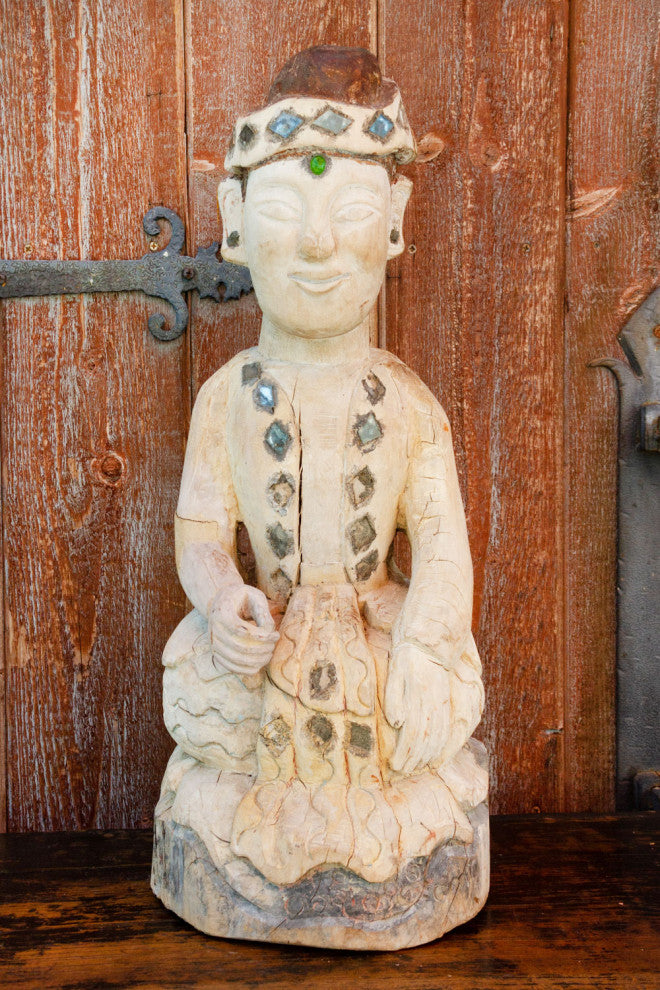 19th Century Burmese Jeweled Buddha
