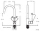 HotMaster 3 in 1 Instant Hot Kitchen Faucet with Tank, Matte Black