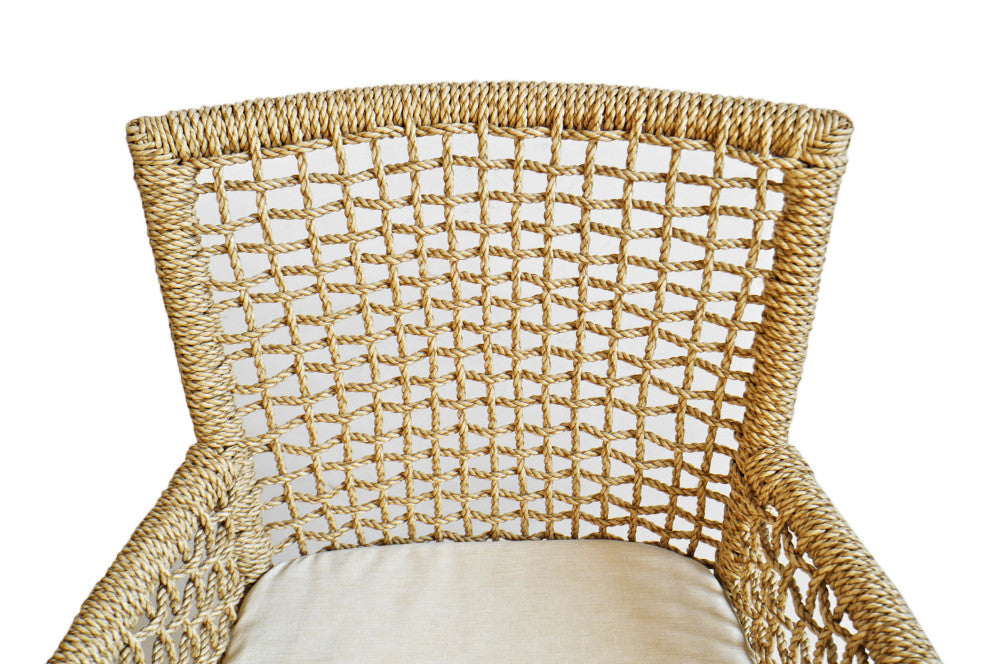 Outdoor Rope Dining Arm Chair