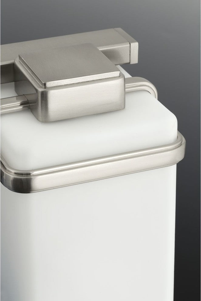 Progress Lighting P2196-09 Metric 4-Light Bath, Brushed Nickel, Brushed Nickel