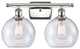 Innovations Lighting 516-2W-PN-G124-8 Athens 2 Light 16" Bath Vanity Light