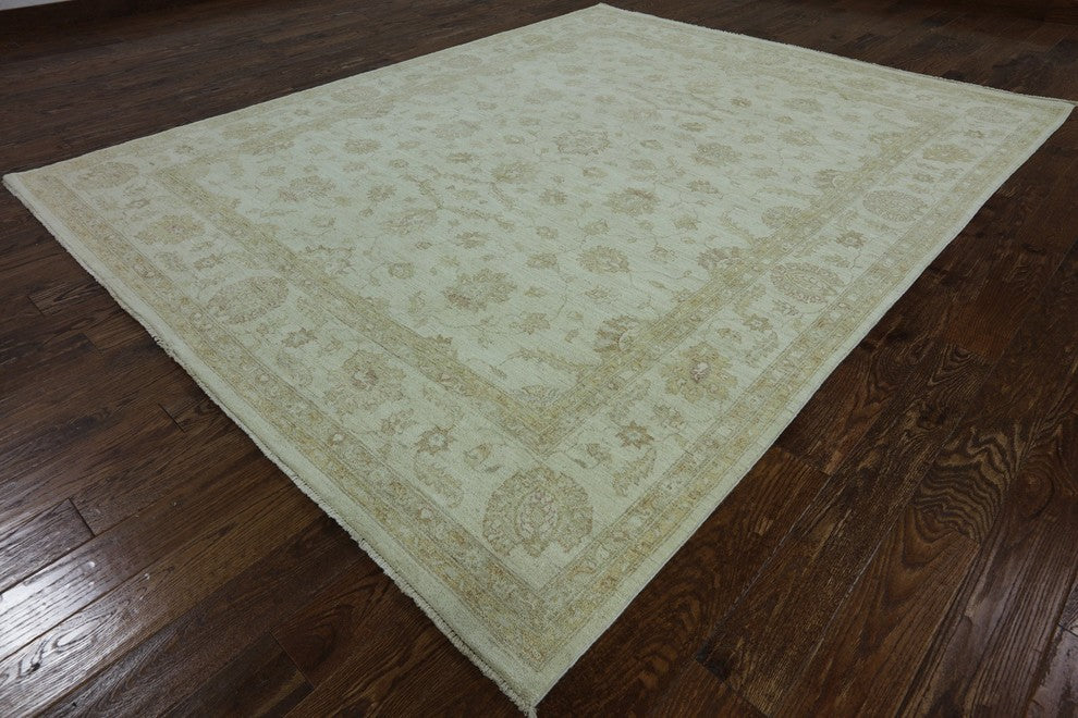 Oriental 8'x10' Ivory Tone on Tone Peshawar Rug, MC548