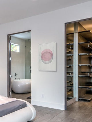 "Centralization" Floater Framed Painting Print on Canvas, 16"x24"