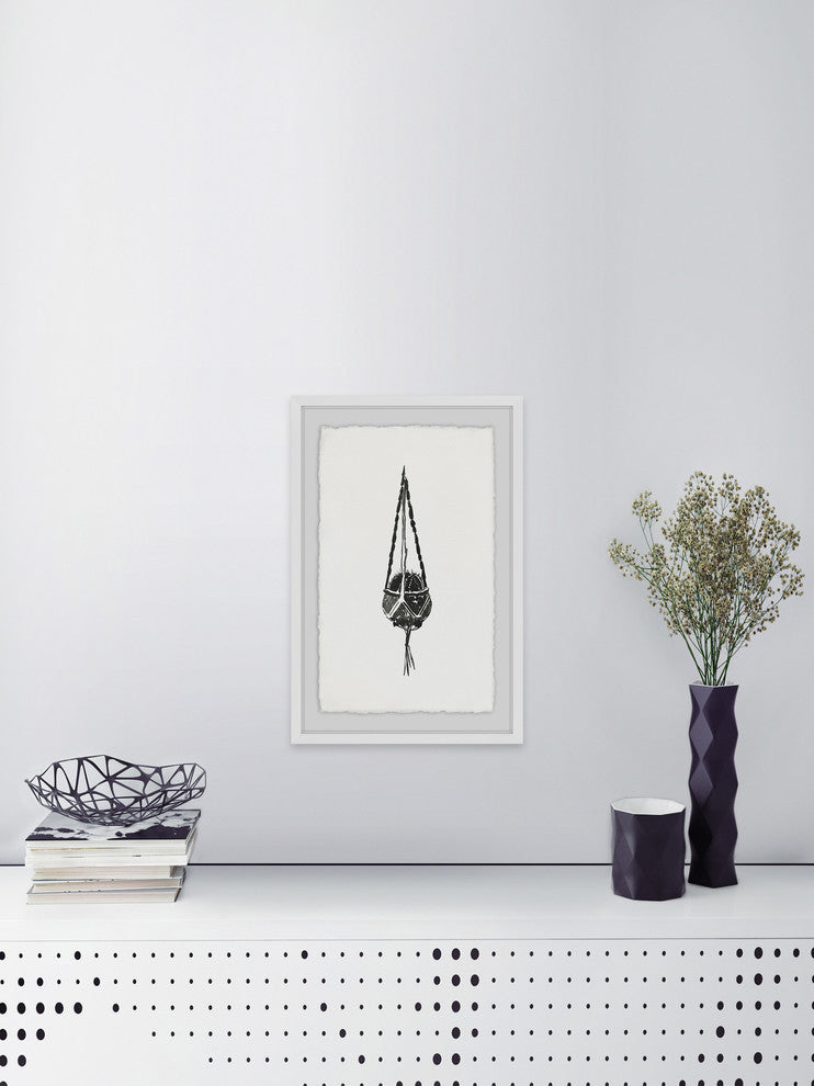 "Hanging Basket" Framed Painting Print, 20"x30"