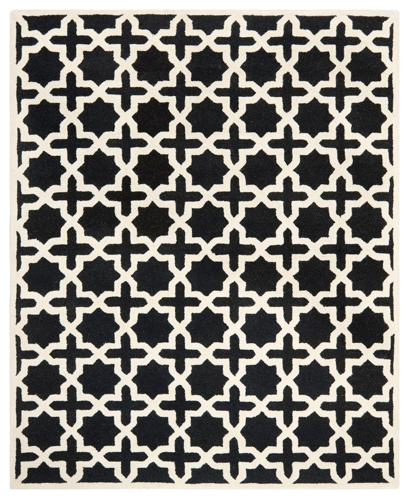 Safavieh Cambridge CAM125E 4' Square Black Rug