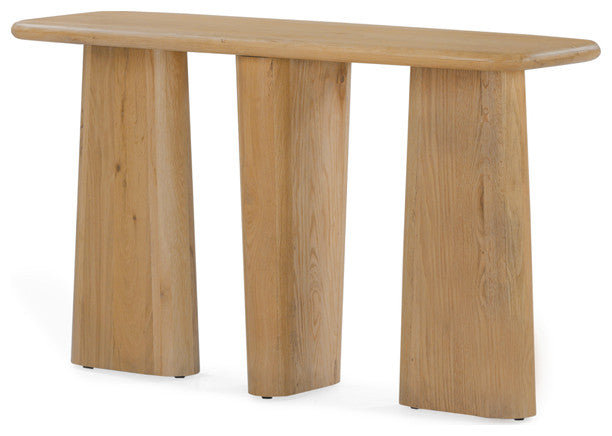 Laurel Solid White Oak Console Table