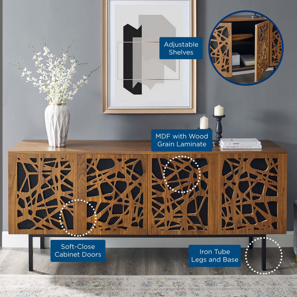 Telluride 73" TV Stand Walnut -4767