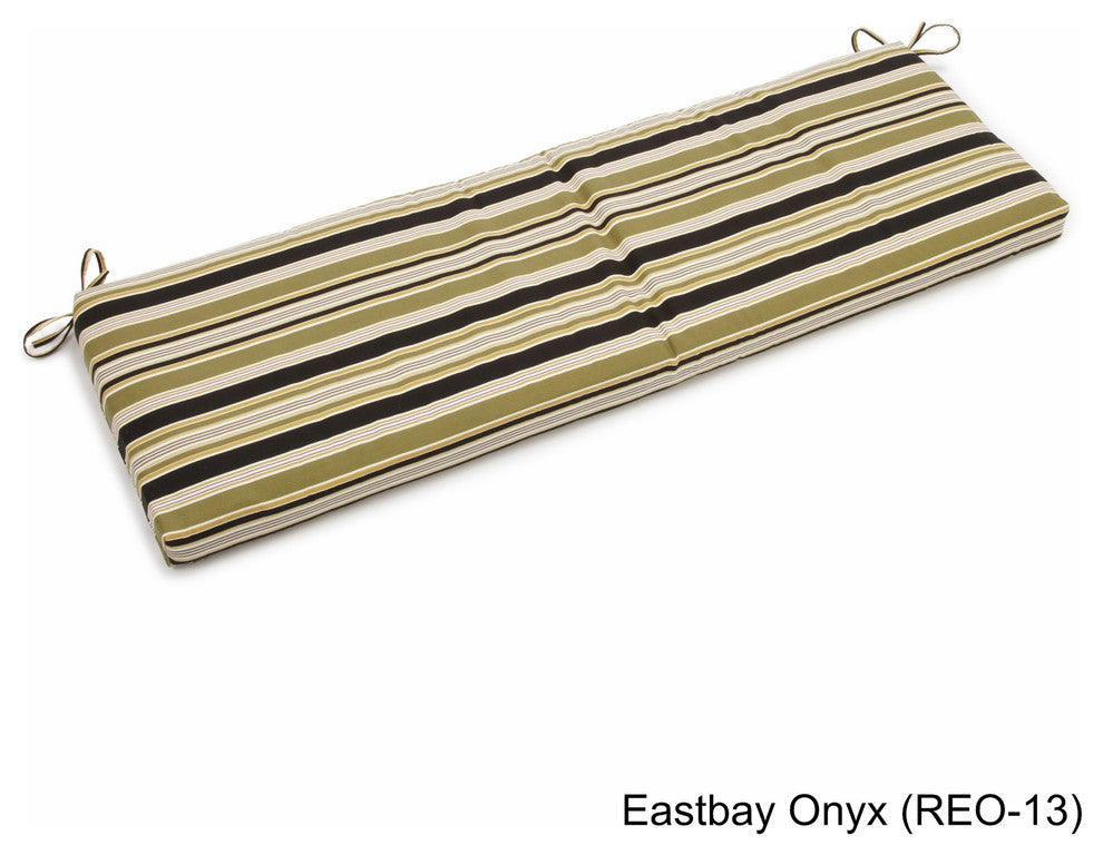 60"x19" Bench Cushion, Eastbay Onyx