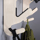 Ski Rack - The Hallsteiner Series Horizontal Ski Wall Mount, Birch, Quad