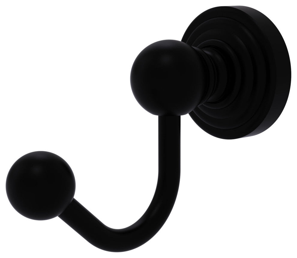 Waverly Place Robe Hook, Matte Black