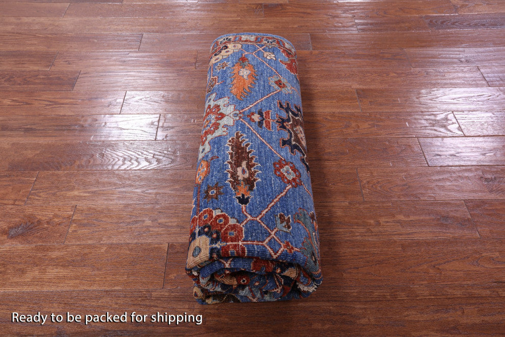 5' 11" X 8' 10" Persian Fine Serapi Hand-Knotted Rug - Q12867