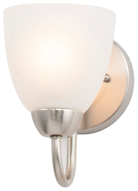 Maxim 11381FT Axis 8" Tall Bathroom Sconce - Satin Nickel