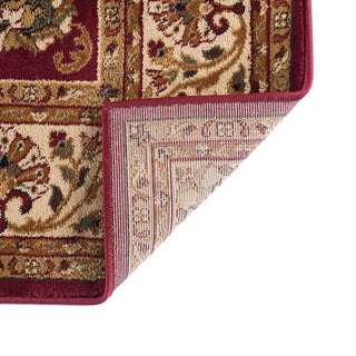 Ventura Transitional Oriental Red Rectangle Area Rug, 8'x10'