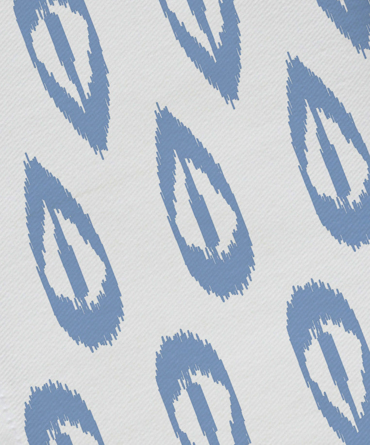 Ikat Tears, Geometric Print Napkin, Blue, Set of 4