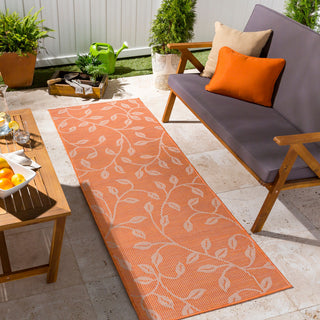 Pasadena 7'8" x 10' Orange Indoor/Outdoor Rug