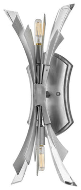 Fredrick Ramond Vida Medium Two Light Sconce, Glacial