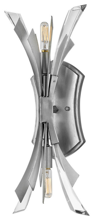 Fredrick Ramond Vida Medium Two Light Sconce, Glacial