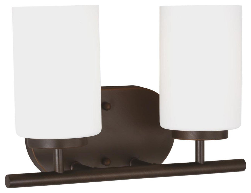 Generation Lighting 41161 Oslo 2 Light 13"W Bathroom Vanity Light - Midnight