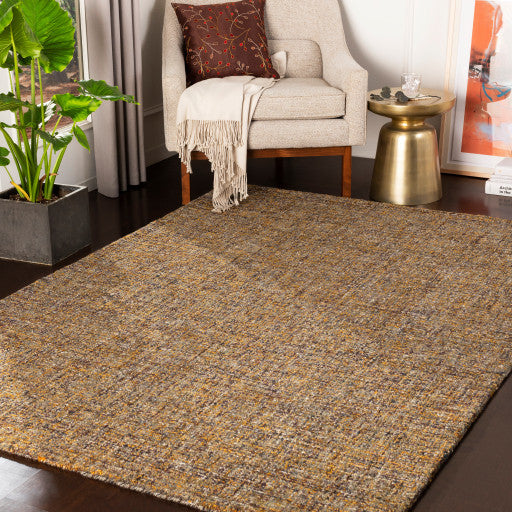 Surya Robin RBI-1004 2'x3' Rug, Sage/Olive/Mustard/Cream/Navy/Eggplant