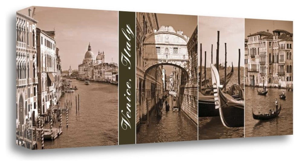 "A Glimpse Of Venice" By Jeff Maihara, Giclee Print on Gallery Wrap Canvas