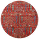 Ahgly Company Indoor Round Mid-Century Modern Area Rugs, 5' Round