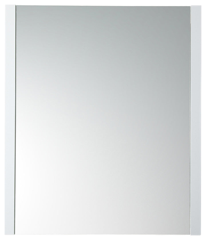 Torino Mirror, White, 26"