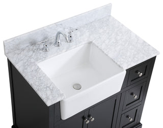 Home Living 22" Farmhouse Black-Light Bathroom Vanity