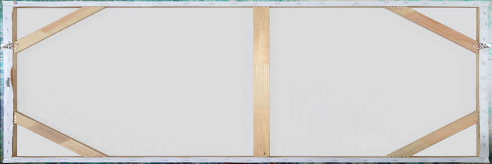 "Beach On" Painting Print on Wrapped Canvas, 45"x15"